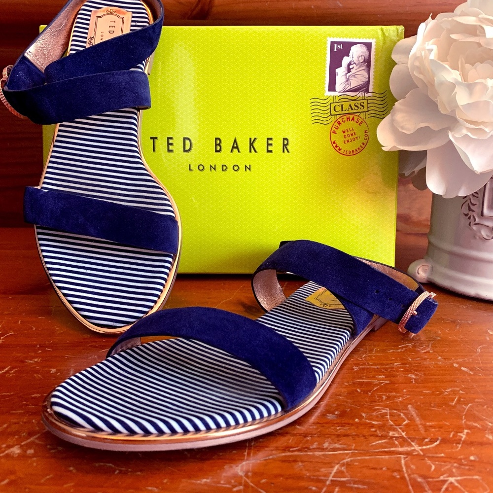 Ted Baker Navy Blue Sandals